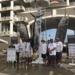 Congratulations to ROFFS™ clients for the the early bird winner at the Blue Marlin Grand Championship, CE and junior angler Ryan Cooper, who got right back into action after leaving the Wharf Marina Friday morning. The 14-year-old teenager released a 500-pound blue (their first fish weighed 437.6 pounds), followed by a white and sailfish for a grand slam, all in less than an hour’s time. Ryan would also score a 28.2-pound dolphin while dad Scott Cooper landed a 28-pounder. Third place blue marlin too. These were 2nd Place and 3rd Place dolphin fish winners. Quite a tournament.