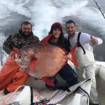 ROFFS™ clients (Captain Austin Ensor of the Primary Search out of Sunset Marina, Ocean City, MD) with their opah.