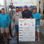 The Mid Atlantic Tournament (NJ): 3rd Place Heaviest White Marlin Captain JJ Logan & Rich Van Camp (Reel Rodeo)