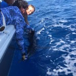 ROFFS™ Client Captain Scott McCune, Hudson and crew on Fish N Texas at the Deep Sea Round-Up (TX).