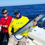 ROFFS™ client Fishbehavin "Had a great day of fishing with my son! Topped it off with this wahoo!! It was caught using lures provided by JAW Lures and on info provided to me by ROFFS Roffer's Ocean Fishing Forecasting Service, Inc."