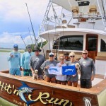 Congrats to @roffsfishing clients fishing on the Hit N Run @byron_russell Capt. David Fields & Laura Russell for winning the @kwlatournament #kwlatournament #bigrockladies #roffsfishing #winning #savetimesavefuel #catchfish #useroffs