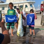 ROFFS™ Client Robert Gollahon, Captain Barry Sawyer (Waste Not), Robert and Eli out of Pirate’s Cove (Oregon Inlet VA), two releases and nice dolphin.