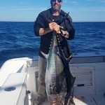ROFFS™ Client Corey Evans (3 Amigos) -
“Mate Michael Lewis with the boats first fish of the day. Captain Kevin Denison and the fish was 55 Lb. caught in the Baltimore canyon.”
Out of Indian River, DE.