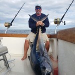 Nice Catch for ROFFS™ Client Kevin Syroka (Criteria) out of Portsmouth NH in August.
“The report was dead on we got a 77" 400lb bluefin tuna.”