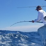 Congratulations to ROFFS™ Clients Rick Robins (Evelyn Kennedy), Captain Kevin Pankoke & Fisher Dedmond. Virginia Beach Billfish Tournament (VA): 1st Place VBBT Boat, 1st Place Top Crew, 1st Place Top Overall Angler, 1st Place Top Release Angler, Wayne McLeskey Top Boat Award, 1st Place Billfish Jackpot, 1st Place High Rollers Jackpot, 1st Place Blue Marlin Jackpot, 2nd Place Billfish Daily Day 3 (Evelyn Kennedy).
“Here is a picture of Fisher Dedmond, 16, getting a Blue Marlin caught on the Evelyn Kennedy in the Virginia Beach Billfish Tournament. He went on to catch 5 billfish, earning the Top Angler award, and the team won the tournament.”